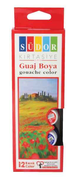 SÜDOR GUAJ BOYA 15 ML 12 Lİ SD525