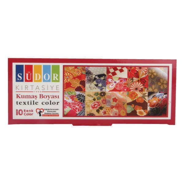 SÜDOR KUMAŞ BOYA SET 10X25 ML SD940