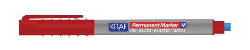 KRAF ASETAT KALEMİ SİLGİLİ (M) 260 KIRMIZI