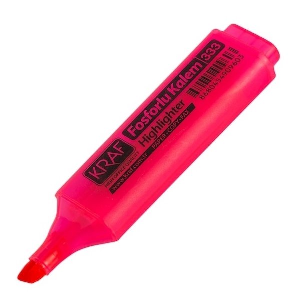KRAF FOSFORLU KALEM 333 PEMBE
