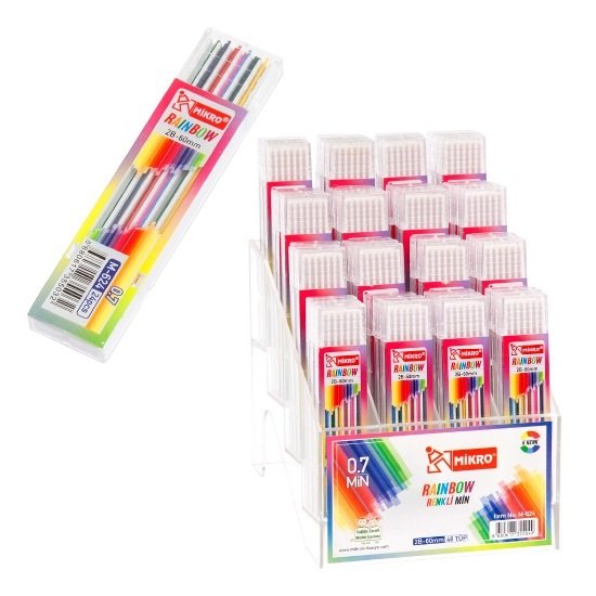 MİKRO KURŞUN KALEM UCU 0.7 RENKLİ 60 MM M-624-48