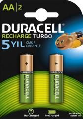 DURACELL PİL ŞARJLI AA KALEM 2 Lİ 2500-2400MAH