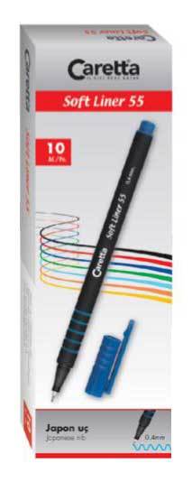 CARETTA SOFTLİNER KALEM TURUNCU 10 LU 55-08