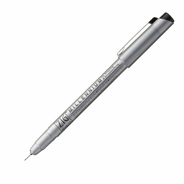 ZIG ÇİZİM KALEMİ MILLENIUM MS-03 0.35MM SİYAH