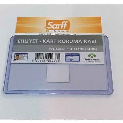 SARFF EHLİYET KABI PVC LUX A-031H 55X85MM 15323003