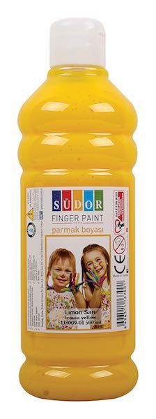 SÜDOR PARMAK BOYASI 500 ML LIMON SARI SD8009-01