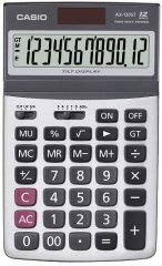 CASIO HESAP MAKİNESİ MASAÜSTÜ AX-120ST 12 HANE