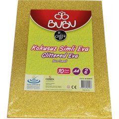 BU-BU EVA SİMLİ A4 2MM 10 RENK (15x21) BUBU00102