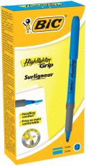 BIC FOSFORLU K. BRITE LINER GRIP 12Lİ MAVİ 811931