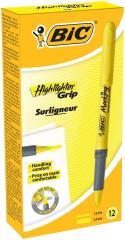 BIC FOSFORLU K. BRITE LINER GRIP 12Lİ SARI 811935