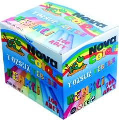 NOVA COLOR TEBEŞİR 100'LÜ RENKLİ TOZSUZ NC-4113