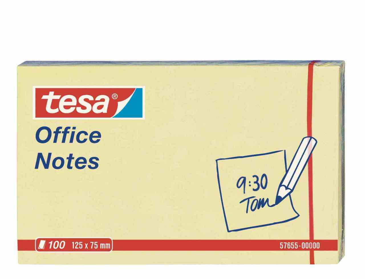 TESA YAPIŞKANLI NOT KAĞIDI SARI 75X125 100SF 57655