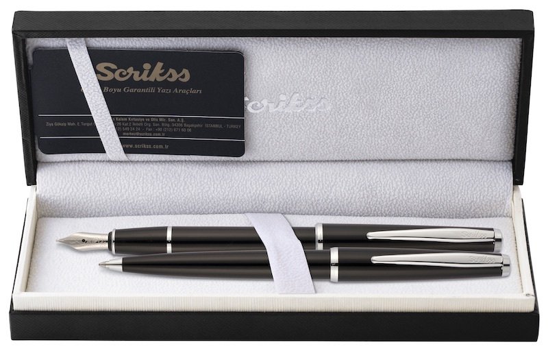 SCRIKSS DOLMAKALEM+TÜKENMEZ 33 SİYAH KUTULU
