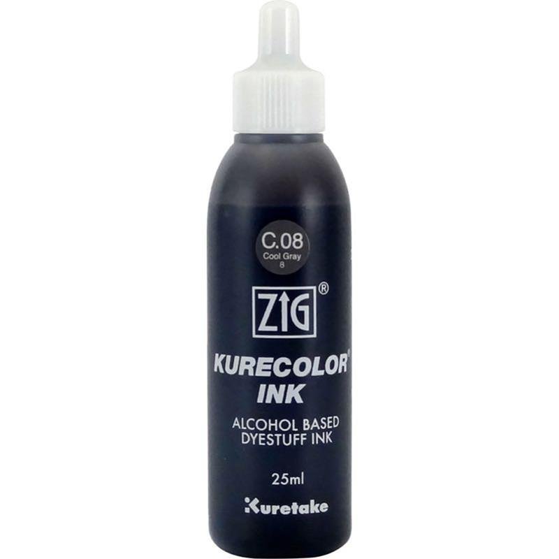 ZIG KURECOLOR MÜREKKEP KCR-25 C08 COOL GRAY 8