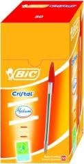 BIC TÜKENMEZ CRISTAL MED KIRMIZI 50Lİ 847899