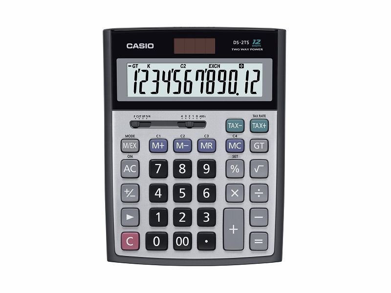 CASIO HESAP MAKİNESİ MASAÜSTÜ DS-2B 12 HANE