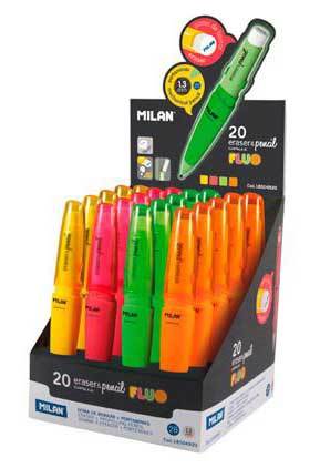 MİLAN VERSATİL KALEM SİLGİLİ FLUO 20 Lİ M18504920
