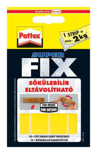 PATTEX YAPIŞTIRICI SÖKÜLEBİLİR SUPERFIX 1029096