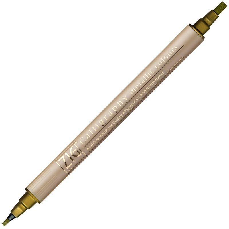 ZIG KALİGRAFİ KALEMİ METALİK MS-8400 101 GOLD