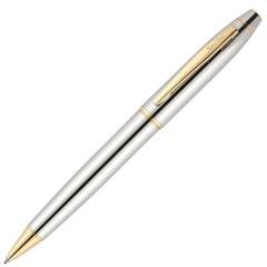 SCRIKSS TÜKENMEZ KALEM 35 GOLD KROM LÜKS KUTUDA