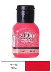 ARTDECO AKRİLİK BOYA 25 ML KIRMIZI Y-070A-3016