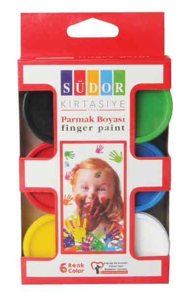 SÜDOR PARMAK BOYASI SET 6X30 ML SD822