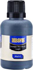 BRONS ISTAMPA MÜREKKEBİ   50cc MAVİ BR-329