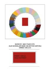 ALEX FON KARTONU 35x50 160GR KIRMIZI 100 LÜ 61