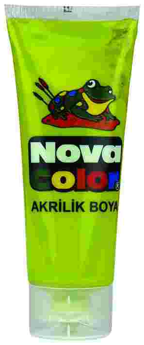 NOVA COLOR AKRİLİK BOYA 75 GR TÜP A. YEŞİL NC-266