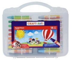 CRAFT&ARTS PASTEL BOYA 18 Lİ PP KUTU U1918