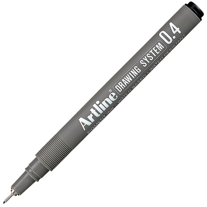 ARTLINE ÇİZİM KALEMİ DRAWING SYSTEM 234 SİYAH