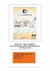 ALEX ESKİZ BLOK A4 90 GR SPR. DİK 60 YP ALX-820