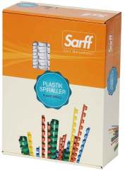 SARFF PLASTİK SPİRAL 25MM BEYAZ 50 Lİ 15312061