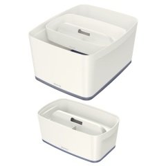 LEITZ DÜZENLEME APARATI MYBOX KULPLU BEYAZ L-5323
