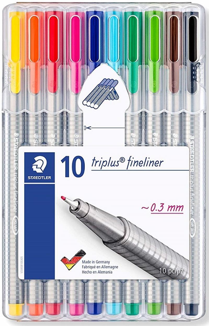 STAEDTLER FINELINER TRIPLUS 10LU 334 SB10