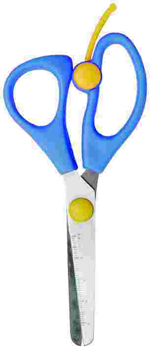 BRONS ÖĞRENCİ MAKASI YAYLI CETVELLİ BR-701