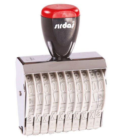 SIRDAŞ NUMARATÖR 9MM 10 HANE 15910