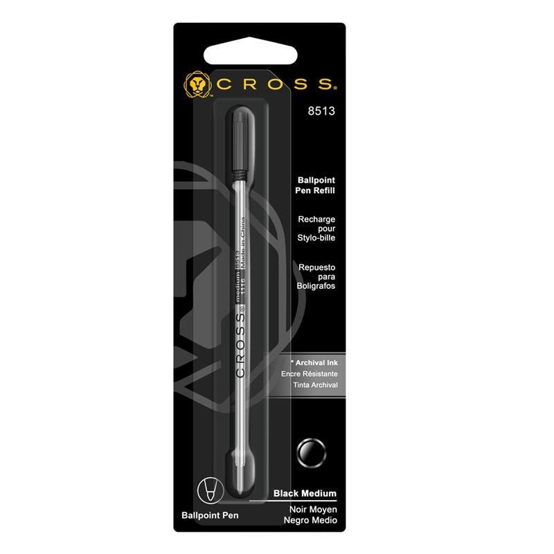 CROSS REFİL TÜKENMEZ KALEM SİYAH MEDIUM 8513D