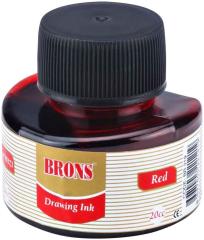 BRONS ÇİNİ MÜREKKEBİ 20cc KIRMIZI BR-319