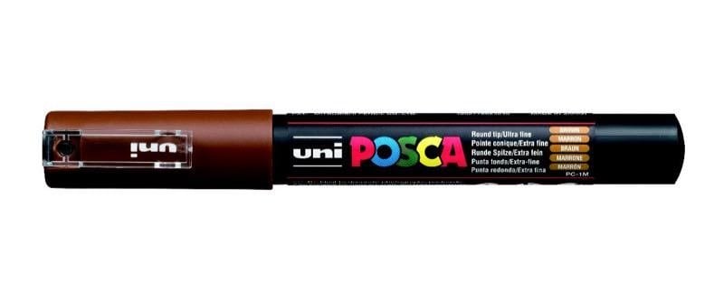 UNİ POSTER MARKÖRÜ POSCA PC-1M 0.7 KAHVERENGİ