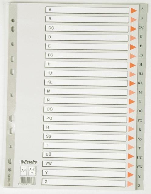 ESSELTE SEPARATÖR A4 A-Z SLT-13935