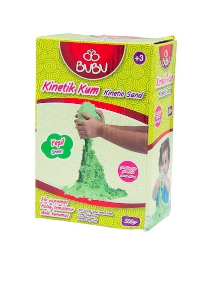 BU-BU KİNETİK KUM 500 GR. YEŞİL BUBU-KU0003