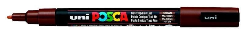 UNİ POSTER MARKÖRÜ POSCA PC-3M 0.9-1.3 KAHVE