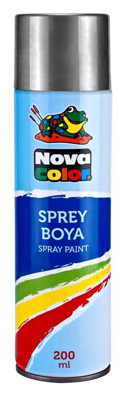 NOVA COLOR SPREY BOYA 200ML GÜMÜŞ NC-812