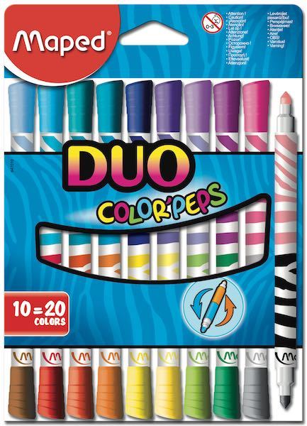MAPED KEÇELİ KALEM COLOR PEPS DUO 10 LU 847010
