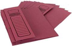 ALEMDAR TELLİ DOSYA YARIM KAPAK 50 Lİ