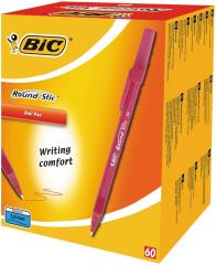 BIC TÜKENMEZ KALEM ROUND STIC KIRMIZI 60LI 962555