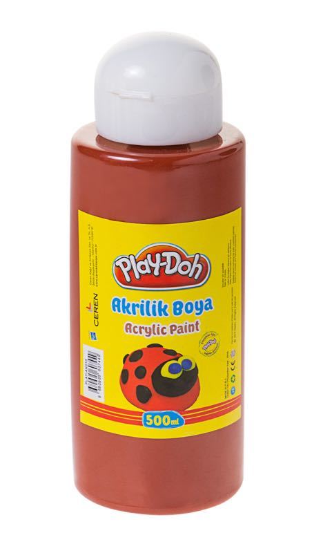 PLAY-DOH AKRİLİK BOYA 500 ML. KAHVERENG PLAY-AK010