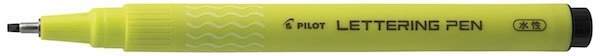 PILOT KALİGRAFİ KALEMİ LETTERING ART 2.0 MM M SİY.