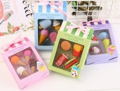 VİNTAGE SİLGİ GİFT STORE HAMBURGER ŞEKİL24LÜ 2306